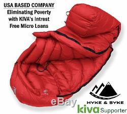 Hyke & Byke Quandary 15°F Ultralight Down Sleeping Bag