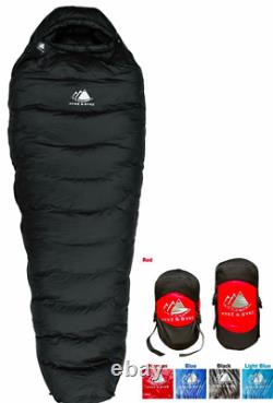 Hyke & Byke Snowmass 0 Degree Down Sleeping Bag Backpacking Ultralight Mum short