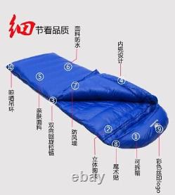 Indoor and Outdoor Camping Light Goose Down Down Sleeping Bag 700g goose down