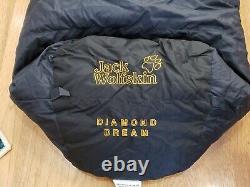Jack Wolfskin Diamond Dream Down Filled Sleeping Bag 20° F 89 x 33 x 22 Zip L