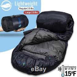 Jian Life Time Warranty Down sleeping bag-15 F 4 Season lightweight Sleeping Bag