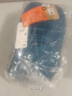 Kelty Cosmic 20 Degree 550 Down Sleeping Bag Compression Stuff Sack Blue Short