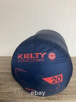 Kelty Cosmic 20 Degree Down Sleeping Bag 19F Long- 84in X 32in Great Quality
