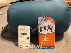 Kelty Cosmic Down 20 F (-7 C) Sleeping Bag Sz Long/Right 600 Fill C-Zero DriDown