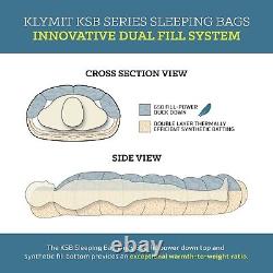 Klymit 20 Degree Down Hybrid Sleeping Bag Brand New