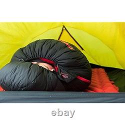 Klymit KSB 0° 4-Season Mummy Style Down Sleeping Bag, Oversized Black/Red