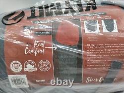 Klymit KSB 20 Three Season Down Hybrid Mummy Sleeping Bag 82x30in Rust Red/Gray