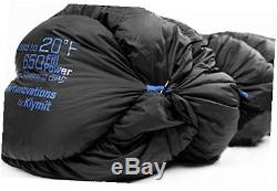 Ksb 20 degree down sleeping bag (new), oversized
