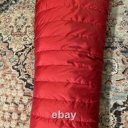 LL Bean Goose Down Sleeping Bag -15F Long Left NICE