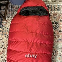 LL Bean Goose Down Sleeping Bag -15F Long Left NICE