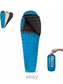 LOCHAS Adult Ultralight Down Sleeping Bag with Compression Bag