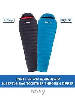 LOCHAS Adult Ultralight Down Sleeping Bag with Compression Bag