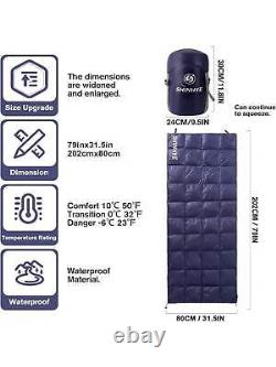 LOCHAS Lightweight Sleeping Bag, 500 Fill Down Ultralight Backpacking Sleeping