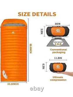 LOCHAS down sleeping bag, 550/650 down filling power adult sleeping bag