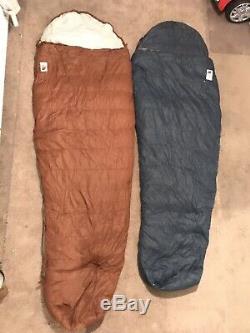 Lot Of 2 The North Face Super Light 0 Degree Sleeping Bag Goose Down USA w Bag