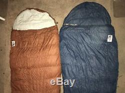 Lot Of 2 The North Face Super Light 0 Degree Sleeping Bag Goose Down USA w Bag