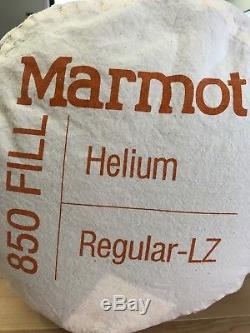 MARMOT HELIUM ULTRALIGHT 2lbs REGULAR LEFT ZIP 15F/-90C DEGREE DOWN SLEEPING BAG