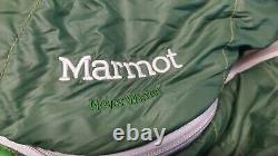 MARMOT Never winter light weight compact down Sleeping Bag 30f reg