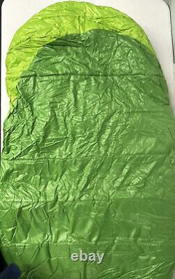 MARMOT Women's Sunset 30 Sleeping Bag, Long 5'10 Right Hand GREEN Mummy NEW
