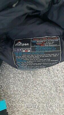 Macpac neve r xl 700 Goose Down sleep system sleeping bag