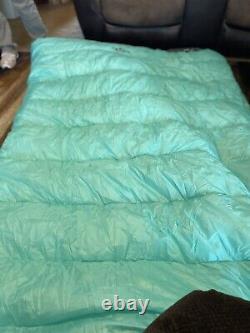 Mammoth Sleeping Bag Teton Sports Double Queen Teal Taffeta 0 Degrees Fahrenheit