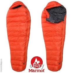 Marmot 0°F Radon Down Sleeping Bag 800 Fill Power Mummy Long Backpacking Camping