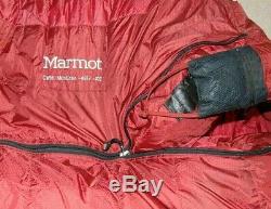 Marmot -40F -40C CWM Cold Weather Down Sleeping Bag with Carry Bag