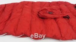 Marmot Atom 40F/5C Down Sleeping Bag Mummy Red WithCompression Sack Regular Length