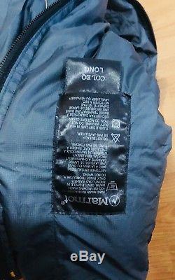 Marmot COL EQ -20F -29C 800 Down Winter Sleeping Bag Size LONG With Silk Liner