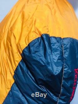 Marmot COL EQ -20F -29C 800 Down Winter Sleeping Bag Size LONG With Silk Liner