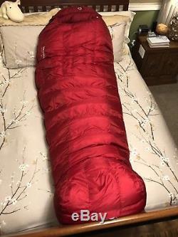 Marmot CWM -40C/F Long Nylon Down Sleeping bag with MemBrain waterproof fabric
