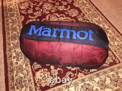 Marmot CWM Goose Down Sleeping Bag, Size Regular with Left Zip New with Tags