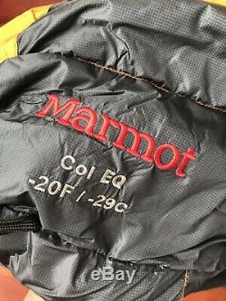 Marmot Col EQ Long Left Zip Down Sleeping Bag -20 F/-29 C 800 Goose Down