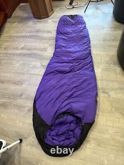 Marmot Col Long Down Sleeping Bag Black/Purple