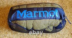 Marmot Col Membrane -20 F Sleeping Bag Excellent Condition Regular, 800 Fill