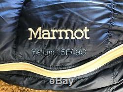 Marmot Helium 15 850 Fill Long Down Mummy Sleeping Bag