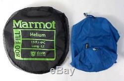 Marmot Helium Sleeping Bag 15 Degree Down Long / Left Zip /36343/