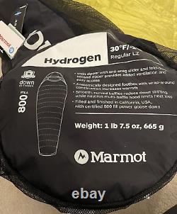 Marmot Hydrogen 30F Sleeping Bag Reg LZ EUC