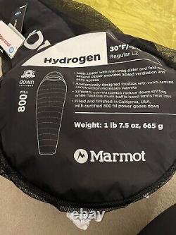 Marmot Hydrogen 30F Sleeping Bag Reg LZ EUC