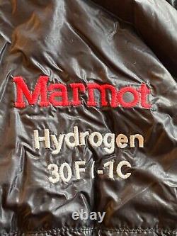 Marmot Hydrogen Sleeping Bag 30F Left Zip Long NWT Never Used