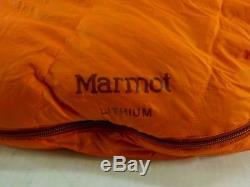Marmot Lithium Sleeping Bag 0 Degree Down Long/Left Zip /34399/