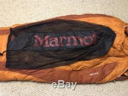 Marmot Never Summer 0 F/-18C 650 Down Water Resistant Reg LZ Sleeping Bag