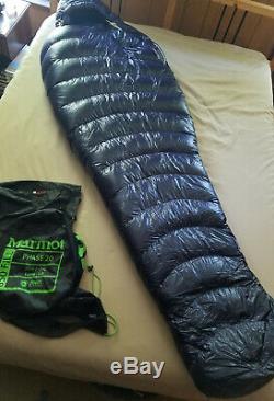 Marmot Phase 20 850fp Goose Down Sleeping Bag Long Left