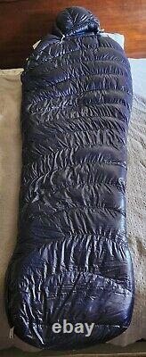 Marmot Phase 20 Long 6'6 Down 850 Arctic Navy Sleeping Bag WithOriginal Price Tag