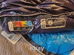 Marmot Phase 20 Long 6'6 Down 850 Arctic Navy Sleeping Bag WithOriginal Price Tag