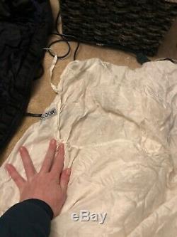 Marmot Pinnacle 15 Degree Down Sleeping Bag, Left Zip Long Free Silk Liner