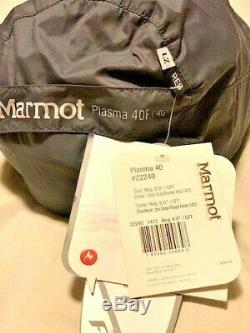 Marmot Plasma Ultralight Sleeping Bag 875+ Down-size Regular withTags-barely used