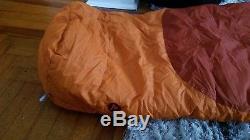 Marmot Rampart 5 degree down 650 sleeping bag long 6' 6 New
