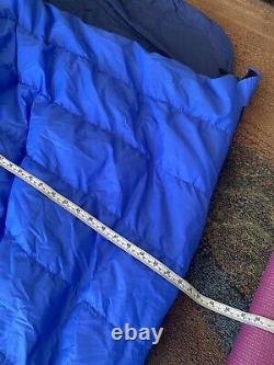 Marmot Rectangular Mummy Quilt Down Sleeping Bag Regular 30F Backpacking Double