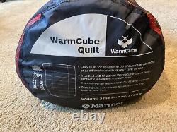 Marmot WARMCUBE Goose DOWN Quilt Blanket Sleeping Bag New with tags